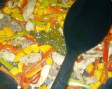 A picture of step 4 of Stir fry Potato soup.
