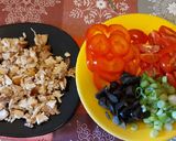 Pas rețetă Pizza pe blat de conopidă 2 fotografie