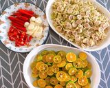 Hình bước làm 2 của món Chân Gà Ngâm Sả Tắc