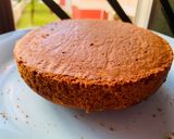 A picture of step 7 of Eggless Chocolate Cake.