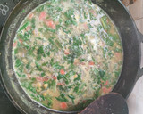 A picture of step 3 of Palak moong dal.