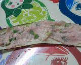 Hình bước làm 1 của món Cà tím cuộn giò sống chiên giòn