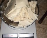 A picture of step 1 of Puff pastry and chicken patties.