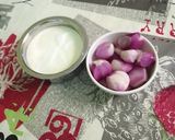A picture of step 1 of தயிர் சட்னி.