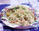 A picture of step 6 of Colourful sabzi pulao.