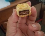 Foto langkah ke 8 dari resep 9. Tim Tam waffer Cookies.