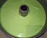 Foto langkah ke 4 dari resep Ciffon Cake Pandan Menul Lembut tanpa pengembang.