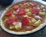 Foto del paso 4 de la receta: Tarta con masa quebrada de jamón y queso
