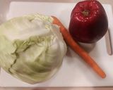 A picture of step 1 of Creamy Apple and Cabbage Coleslaw.