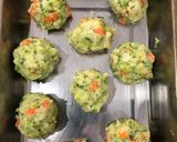 Foto del paso 4 de la receta Bolitas de brócoli, coliflor y zanahoria