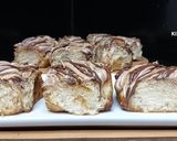 A picture of step 12 of Cinnamon rolls with nutella frosting.