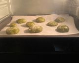 A picture of step 5 of Matcha Cookies.