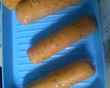 Gambar langkah 6 resipi Sosej ayam homemade.