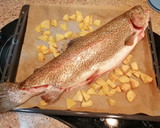 Foto del paso 5 de la receta: Trucha rellena de jamón y queso