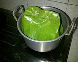 Foto langkah ke 5 dari resep Bongko Roti Kuah Santan Kelapa Muda (no kukus).