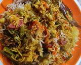 A picture of step 9 of Bombay Biryani.