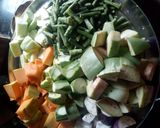 নিরামিষ সবজি(niramish sabji recipe in Bengali) রেসিপির ধাপ 2 ছবি