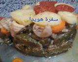 صورة لخطوة 5 من وصفة طاجن ورق العنب بالكوارع بالفرن