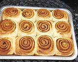 A picture of step 9 of Cinnamon rolls with nutella frosting.
