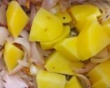 A picture of step 3 of Masala Khichari.
