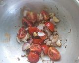A picture of step 1 of Baby Potato and cauliflower gravy.