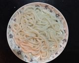 Hình bước làm 1 của món Mì Udon xào chay