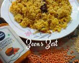 A picture of step 4 of Masala Khichdi with Lakadong Turmeric.