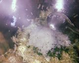 A picture of step 2 of Kadhi muthiya.