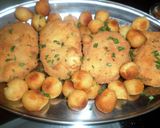Foto del paso 17 de la receta: Carre a la villeroy con papas noisettes