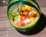 A picture of step 1 of Citrus fruit salat.