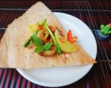 Hình bước làm 5 của món Bún LÒNG xào nghệ