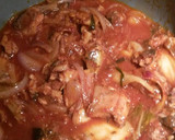 A picture of step 3 of Canned Sardine with a Kimchi Twist.
