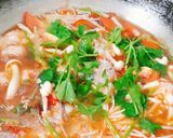 Hình bước làm 1 của món Cá điêu hồng nấu ngót