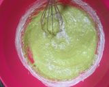 Foto langkah ke 2 dari resep Ogura Pandan Cake.