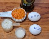 A picture of step 1 of Carrot and Egg Omelet.