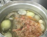 รูปขั้นตอนการทำที่ 1 ของ แกงเลียงอกไก่กุ้งสด + พริกแกงหัวกุ้ง