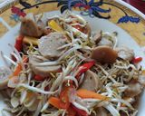 Foto langkah ke 7 dari resep Tumis Tauge Bakso.
