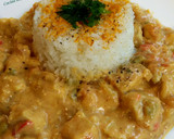 Foto del paso 6 de la receta: Pollo al curry con salsa de mango y leche de coco