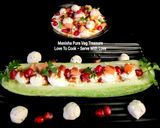 A picture of step 5 of Makhana Raita In Cucumber Boat - Vrat Raita.