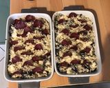 Une image de l'étape 7 de Gratin de riz aux trompettes de la mort bœuf séché et parmesan.