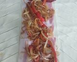 Foto del paso 2 de la receta: Trenza de hojaldre de pollo, bacon y queso