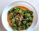 Foto langkah ke 4 dari resep Tumis Okra teri pedas.