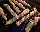 Sonkás-sajtos csavart rúd recept fázis 2 fotója