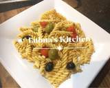 Fusilli with olive: recipe step 1 photo