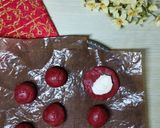 عکس مرحله 5 از دستور کوکی ردولوت با مغز پنیری
