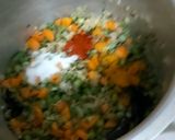 A picture of step 3 of Dal Khichdi.
