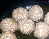 A picture of step 6 of Kofta Biryani.