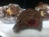 Trufas de chocolate y avena