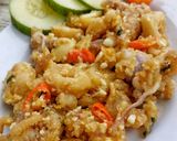 Foto langkah ke 6 dari resep Cumi Crispy Telur Asin.
