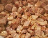 Pas rețetă ȚELINĂ CU CARNE DE PORC ȘI CIUPERCI, DREASĂ CU OU Ș LĂMÂIE! 3 fotografie